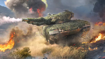 Leopard 2 video game War Thunder HD Desktop Wallpaper | Background Image