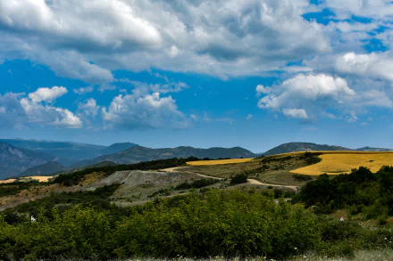  Landscape enroute Gabala