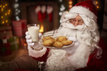 Santa holiday Christmas HD Desktop Wallpaper | Background Image