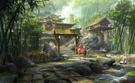 fantasy oriental HD Desktop Wallpaper | Background Image
