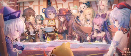 Xiangling (Genshin Impact) Guoba (Genshin Impact) Xiao (Genshin Impact) Zhongli (Genshin Impact) Qiqi (Genshin Impact) video game Genshin Impact HD Desktop Wallpaper | Background Image