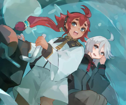  Miorine Rembran &amp; Suletta Mercury by bana62