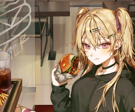 Anime girl anime girl HD Desktop Wallpaper | Background Image