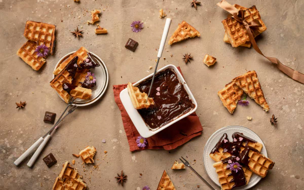 food waffle HD Desktop Wallpaper | Background Image