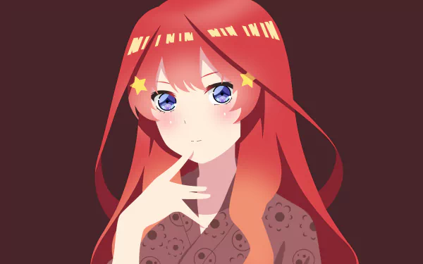 Itsuki Nakano Anime The Quintessential Quintuplets HD Desktop Wallpaper | Background Image