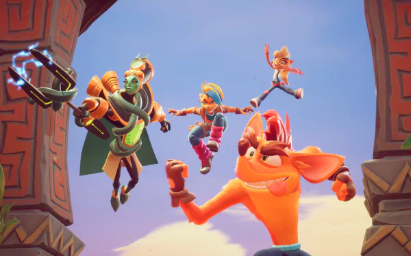 video game Crash Team Rumble HD Desktop Wallpaper | Background Image