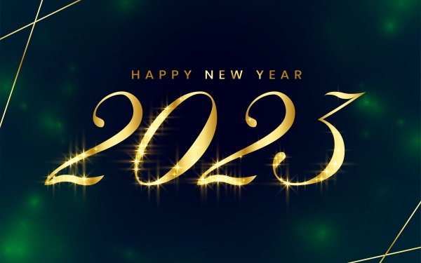 Holiday New Year 2023 HD Wallpaper | Background Image