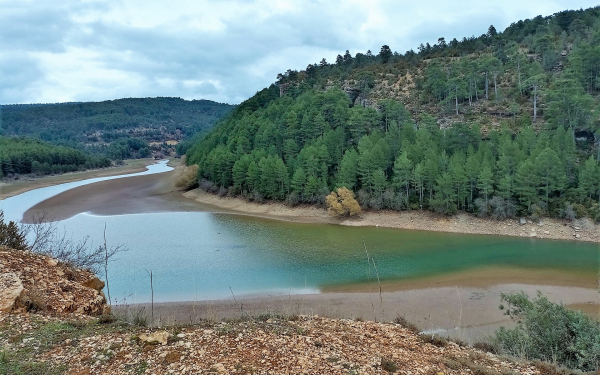 Nature Dam Spain Cuenca Castilla la Mancha Landscape HD Wallpaper | Background Image