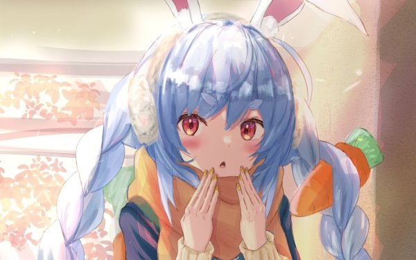 Anime Virtual Youtuber Usada Pekora Hololive HD Wallpaper | Background Image