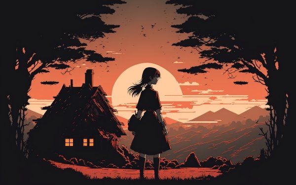 Anime Girl AI Art HD Wallpaper | Background Image