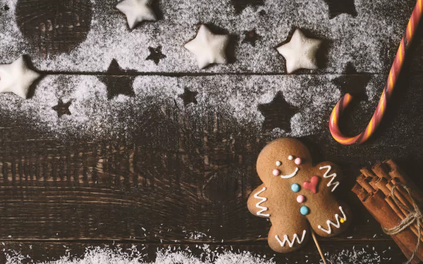 gingerbread food cookie Gingerbread Man HD Desktop Wallpaper | Background Image