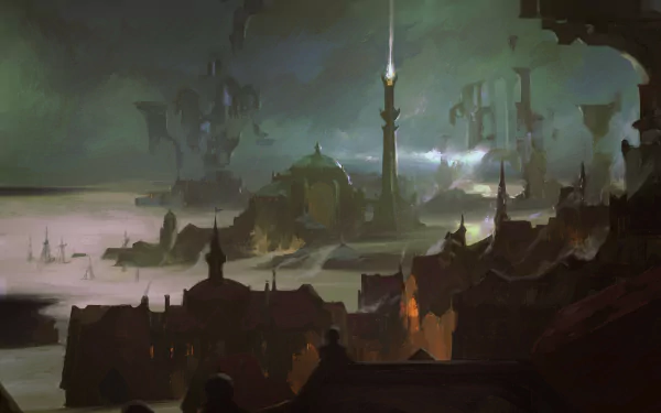fantasy city HD Desktop Wallpaper | Background Image