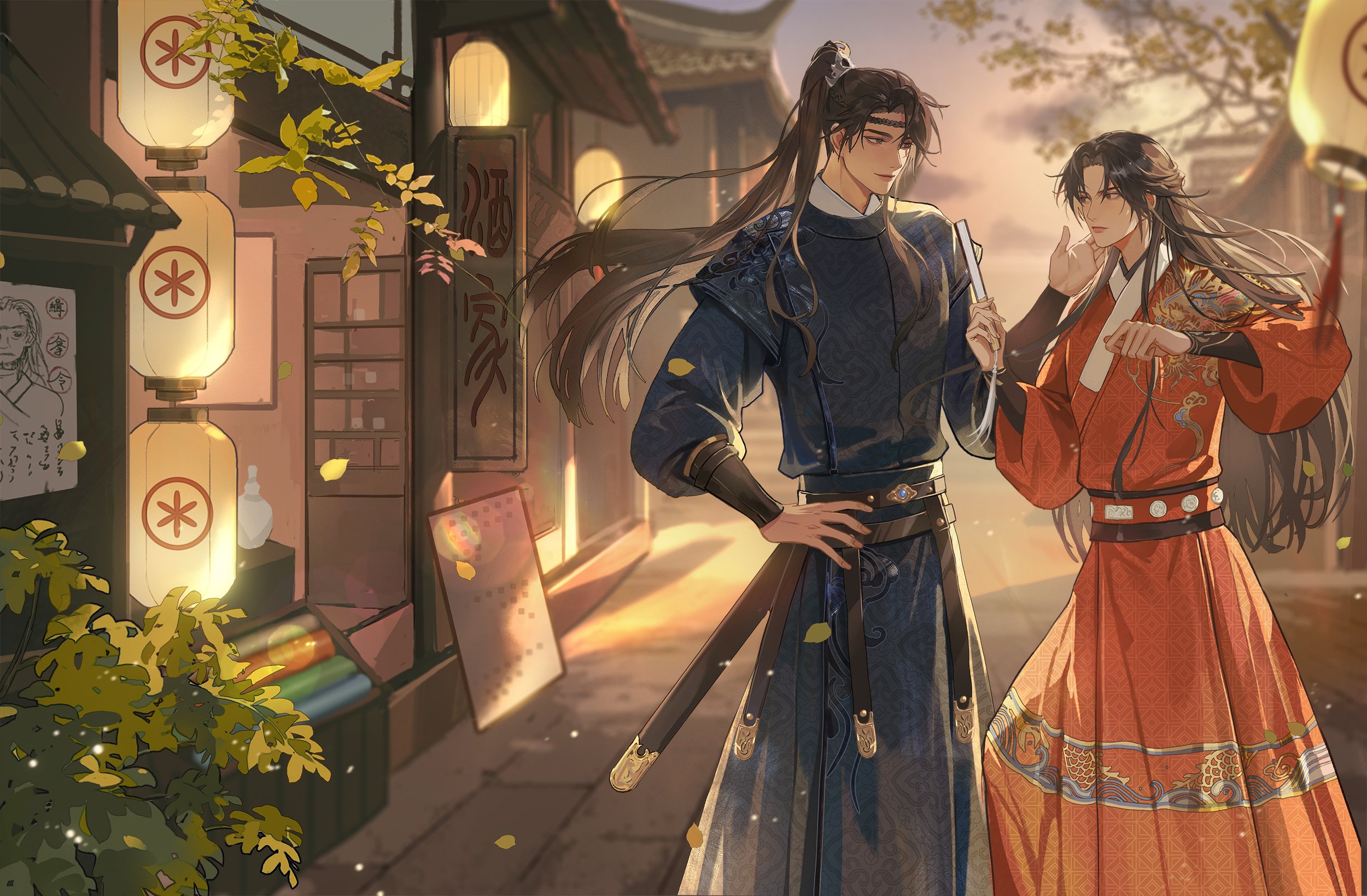 Ethereal HD Wallpaper of Xiao Chiye and Shen Zechuan by HIGH2333
