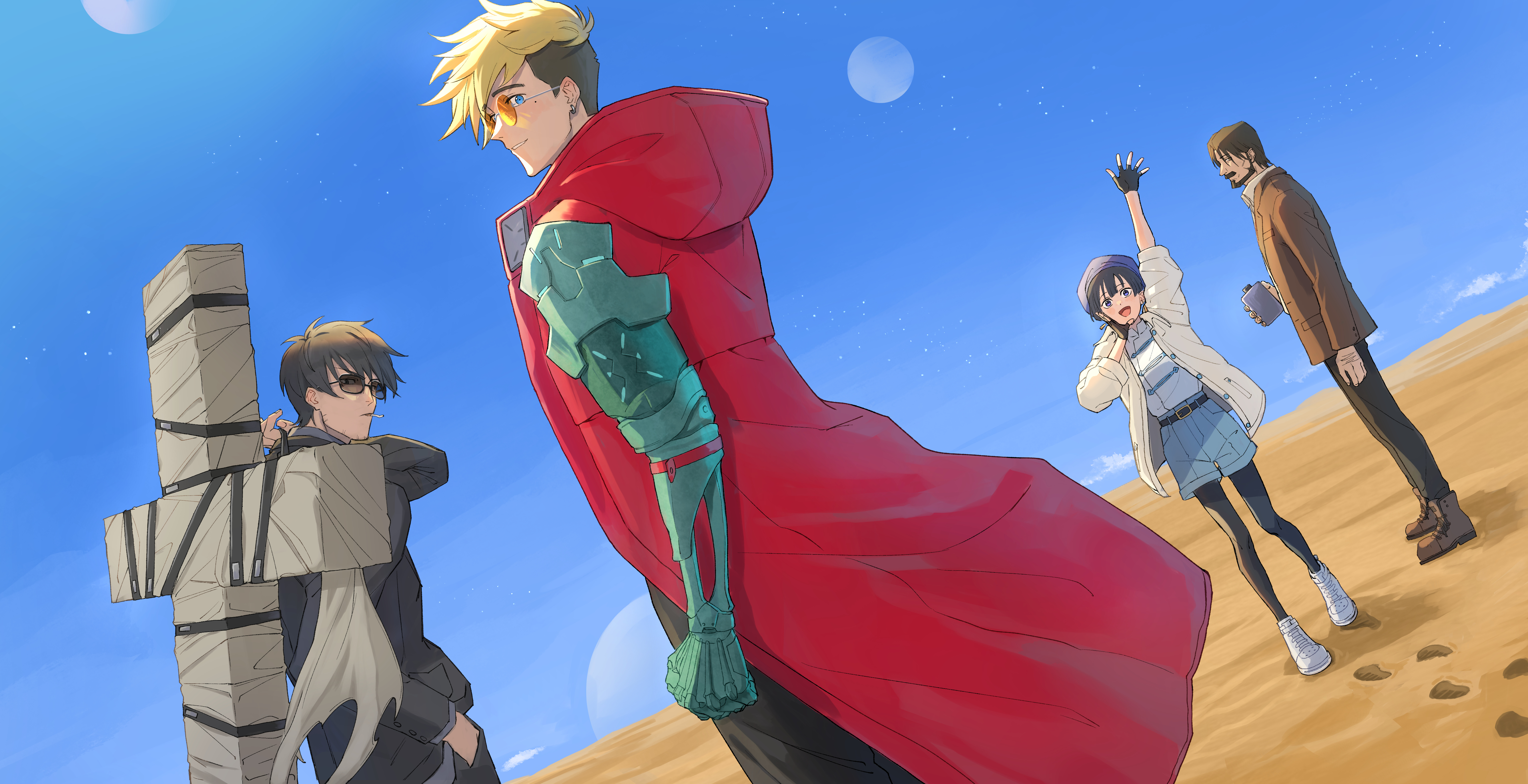 Trigun, Vash The Stampede  Trigun, Anime, Anime funny