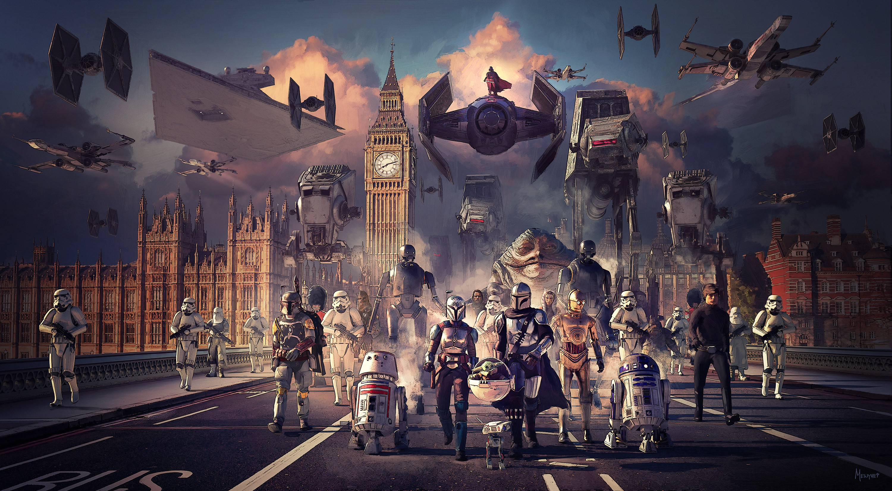 Star Wars in London by Saby Menyhei