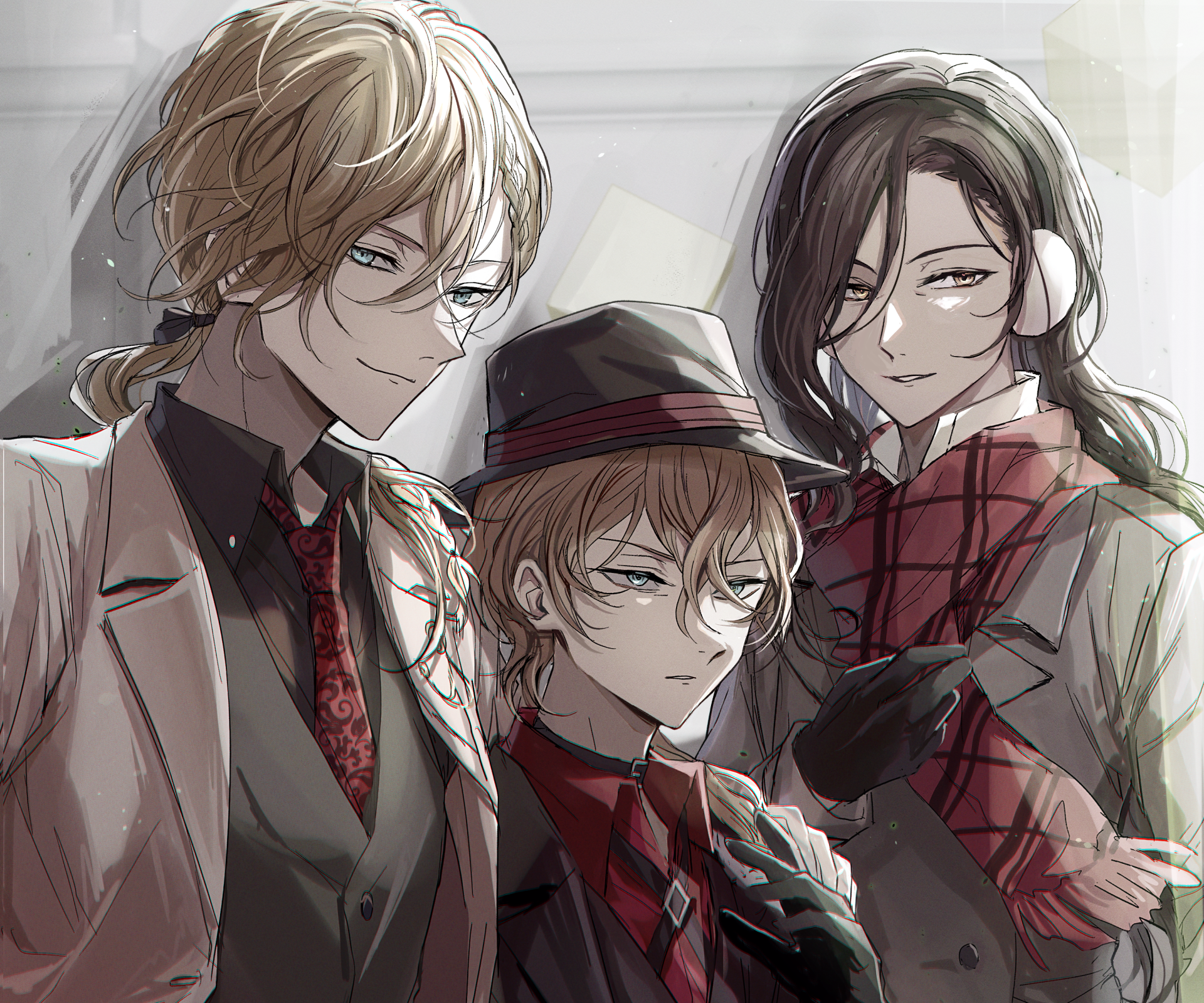 Download Arthur Rimbaud (Bungo Stray Dogs) Chuya Nakahara Paul Verlaine (Bungo Stray Dogs) Anime Bungou Stray Dogs HD Wallpaper by Mochikuma