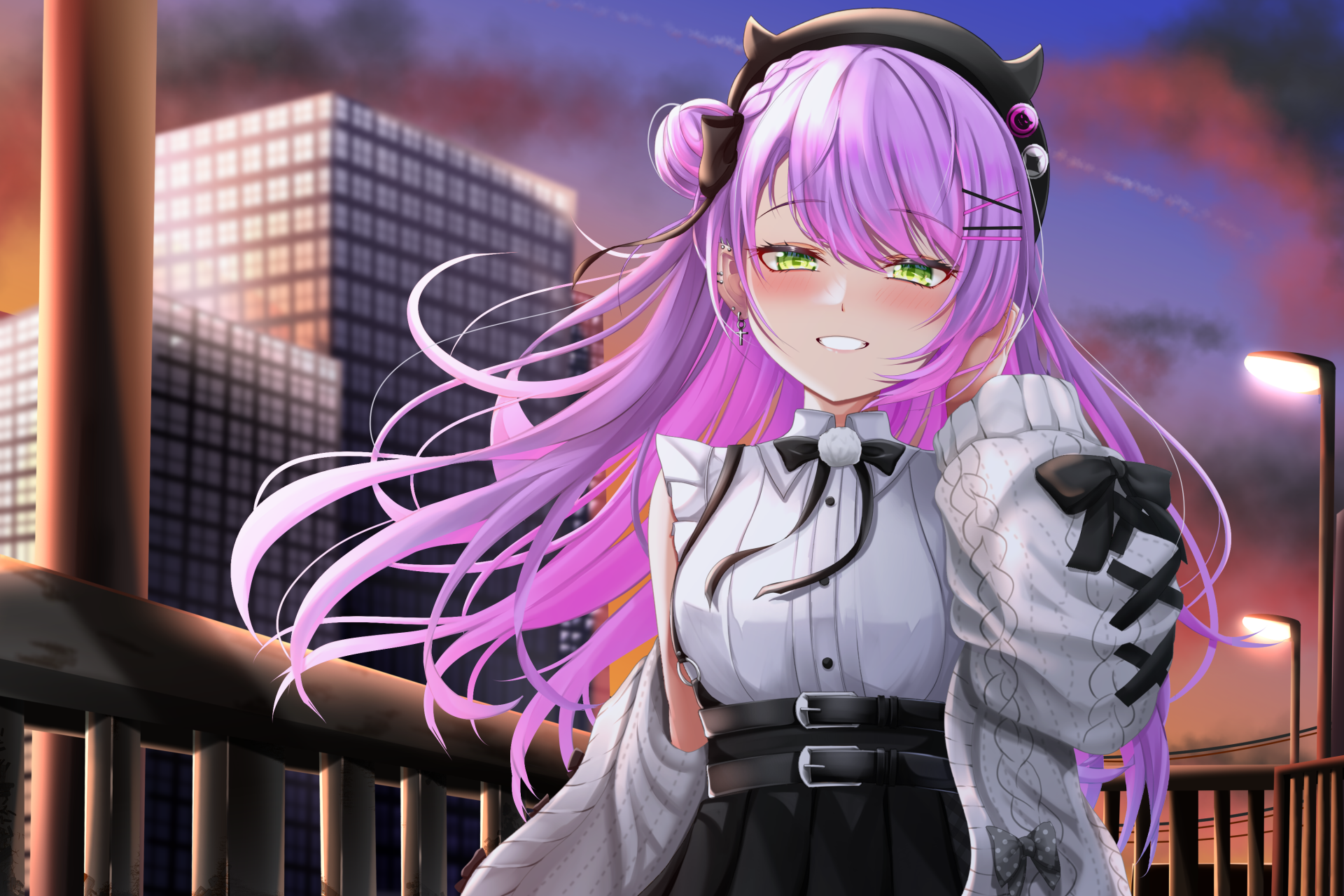 Download Hololive Tokoyami Towa Anime Virtual Youtuber HD Wallpaper by hachi7515