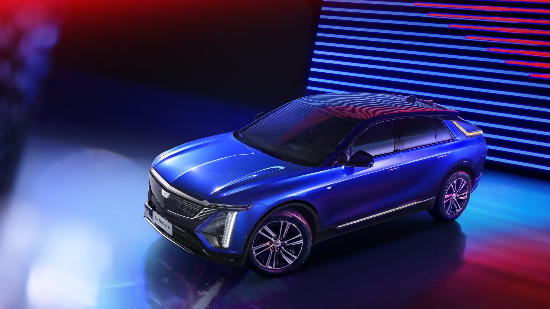 Download Vehicle Cadillac Lyriq 4k Ultra HD Wallpaper