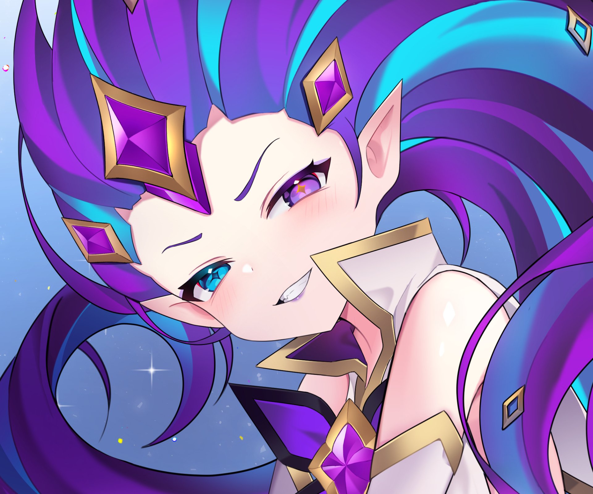 Download Zoe (League Of Legends) Video Game League Of Legends HD Wallpaper by chuin