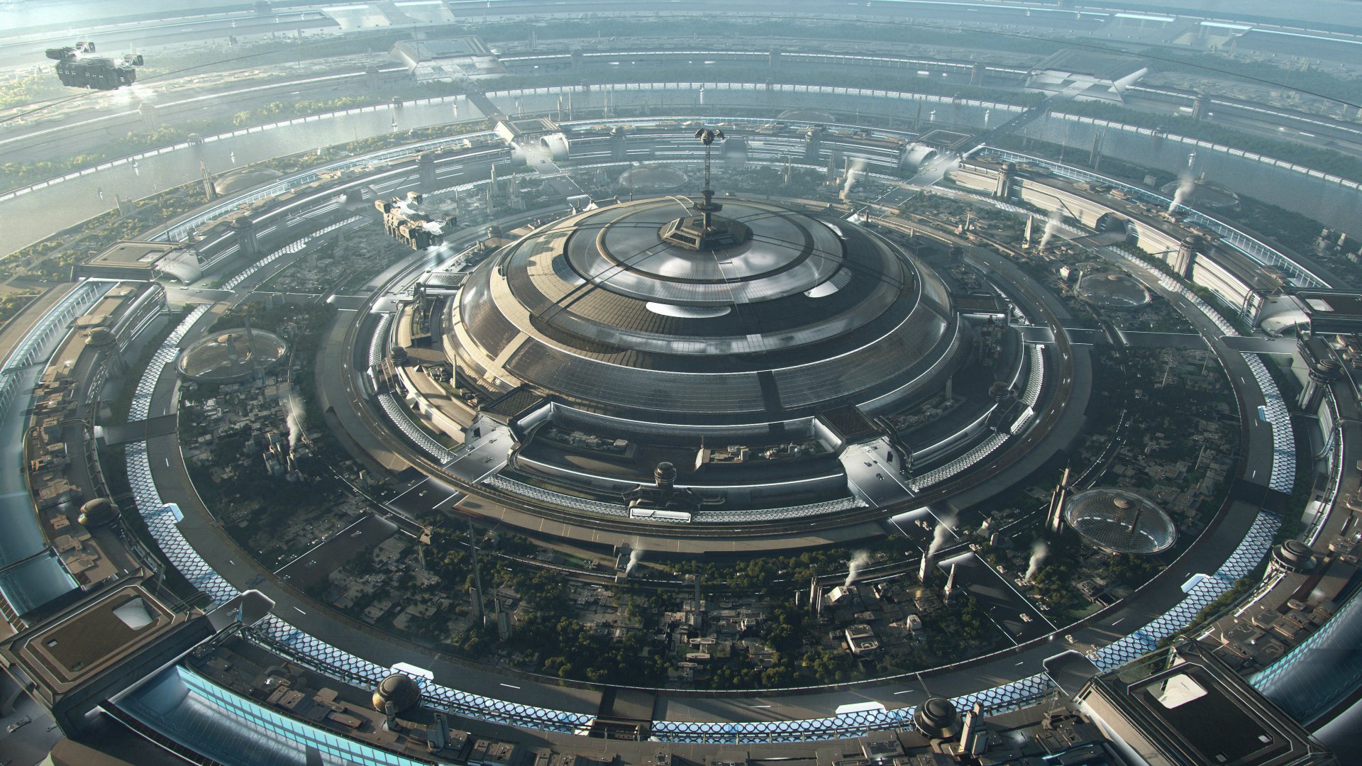 Download Sci Fi Structure 4k Ultra HD Wallpaper by Oliver Beck