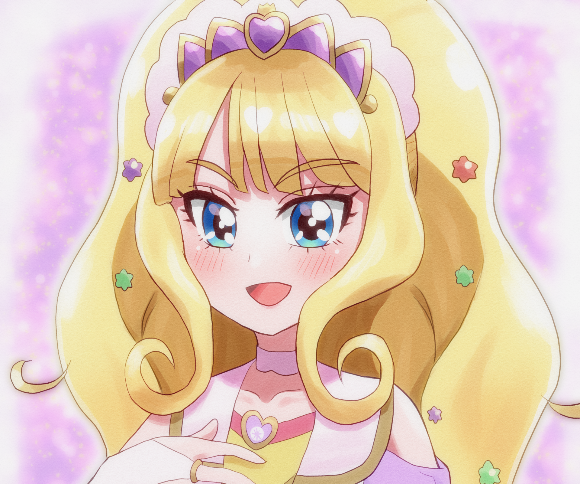 Download Kasai Amane Cure Finale Anime Delicious Party Precure HD Wallpaper