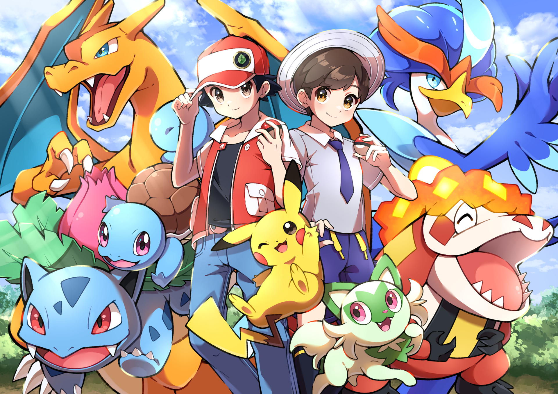 Red (Pokémon) - Desktop Wallpapers, Phone Wallpaper, PFP, Gifs, and More!
