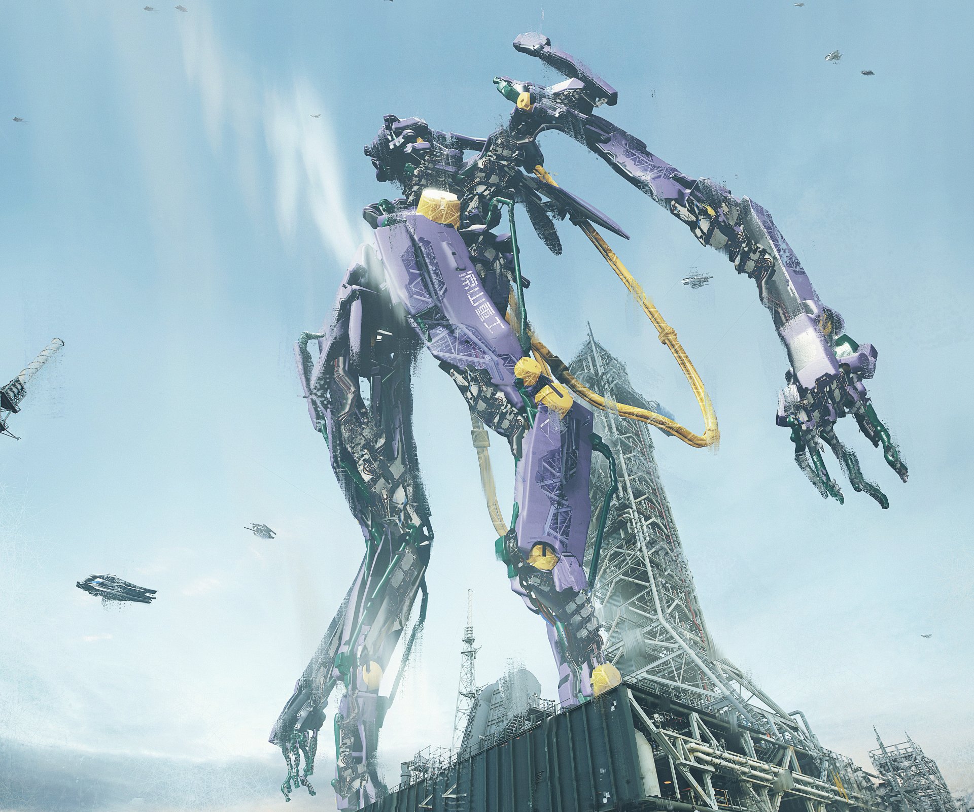 Download Evangelion Unit-01 Anime Neon Genesis Evangelion 4k Ultra HD Wallpaper by luye liangshanzhonggong