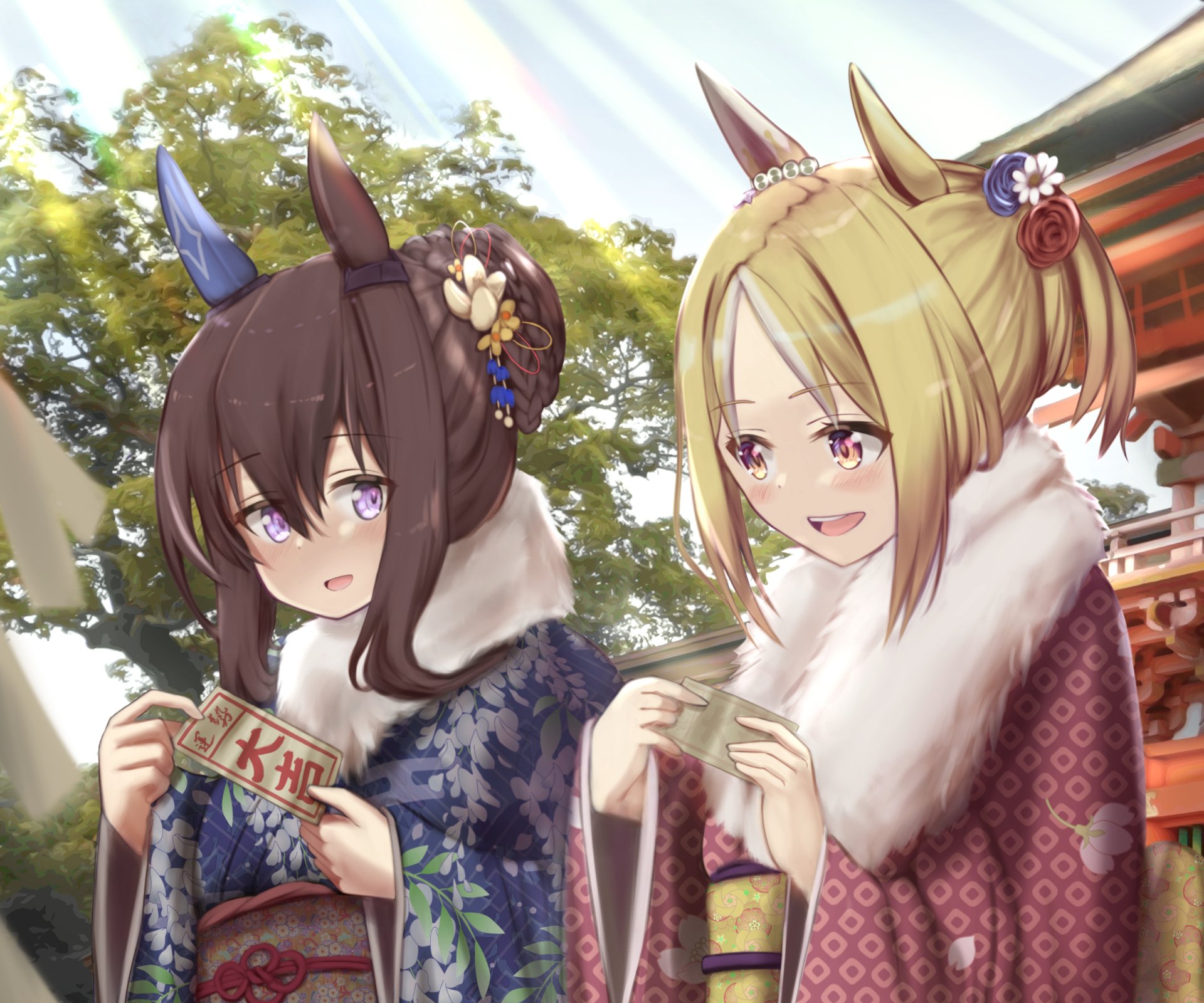 Download Narita Top Road Admire Vega Anime Uma Musume: Pretty Derby HD Wallpaper by illustoekaki