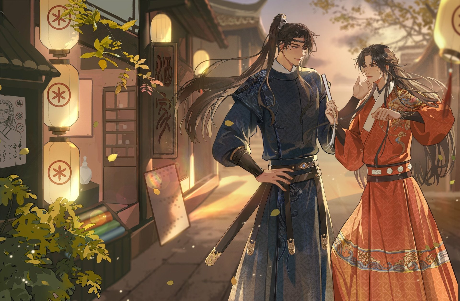 Download Xiao Chiye Shen Zechuan Anime Qiang Jin Jiu HD Wallpaper by ...