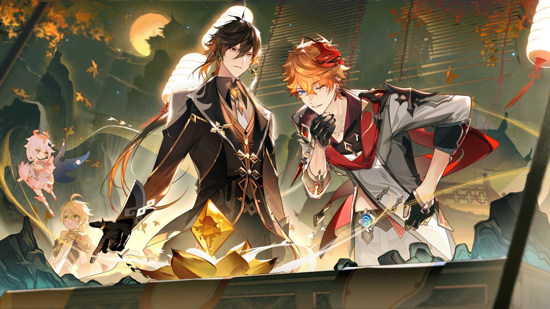 Download Zhongli (Genshin Impact) Tartaglia Childe (Genshin Impact