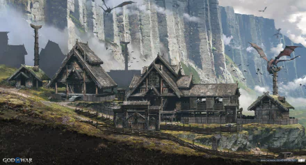 video game God of War: Ragnarök HD Desktop Wallpaper | Background Image