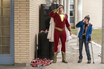 Freddy Freeman (DC Comics) Shazam (DC Comics) Zachary Levi movie HD Desktop Wallpaper | Background Image