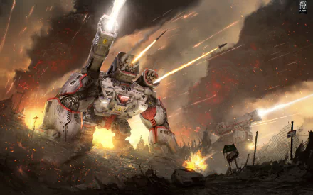  Artillery Mecha by Eryk Szczygieł