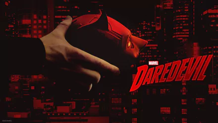 Daredevil-themed HD desktop wallpaper featuring a bold and dynamic design.