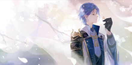 Kamisato Ayato video game Genshin Impact HD Desktop Wallpaper | Background Image