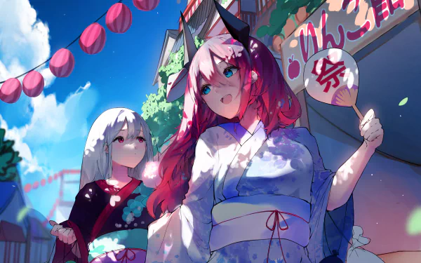 Anime friends HD Desktop Wallpaper | Background Image