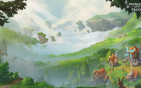 video game Pioneers of Pagonia HD Desktop Wallpaper | Background Image