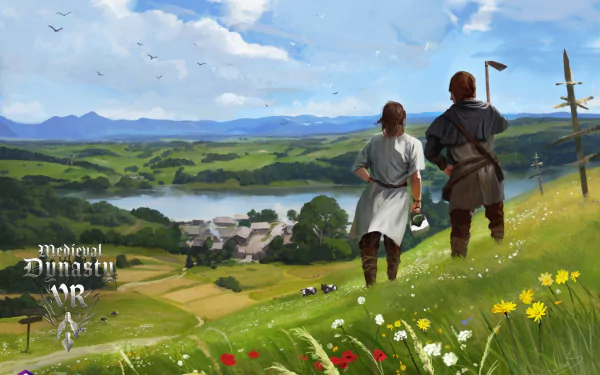 video game Medieval Dynasty HD Desktop Wallpaper | Background Image