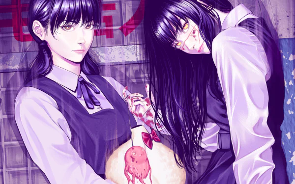 Asa Mitaka Anime Chainsaw Man HD Desktop Wallpaper | Background Image