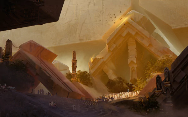 fantasy temple HD Desktop Wallpaper | Background Image