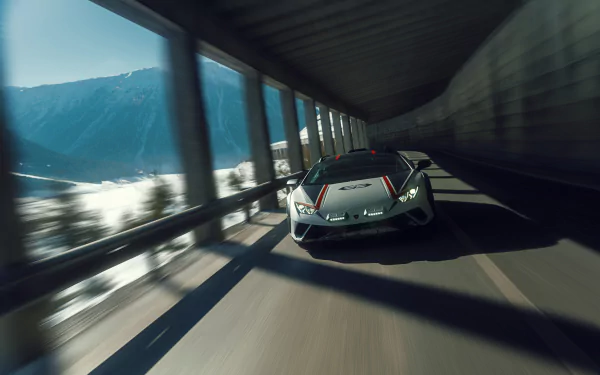 Lamborghini Huracán Sterrato, a stunning supercar featured as an HD desktop wallpaper and background.