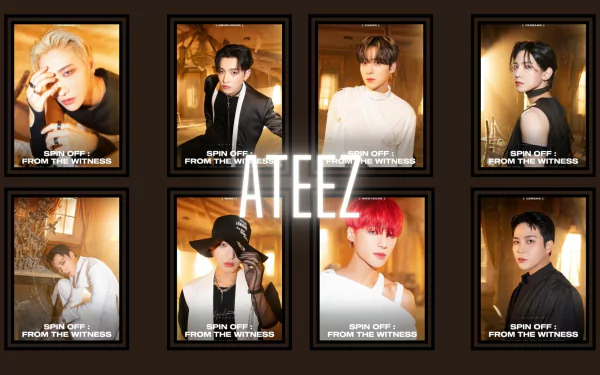  Ateez orange wallpaper