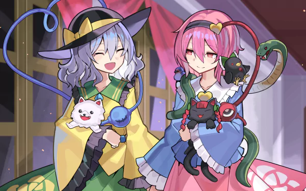  Koishi Komeiji &amp; Satori Komeiji by YutoZin