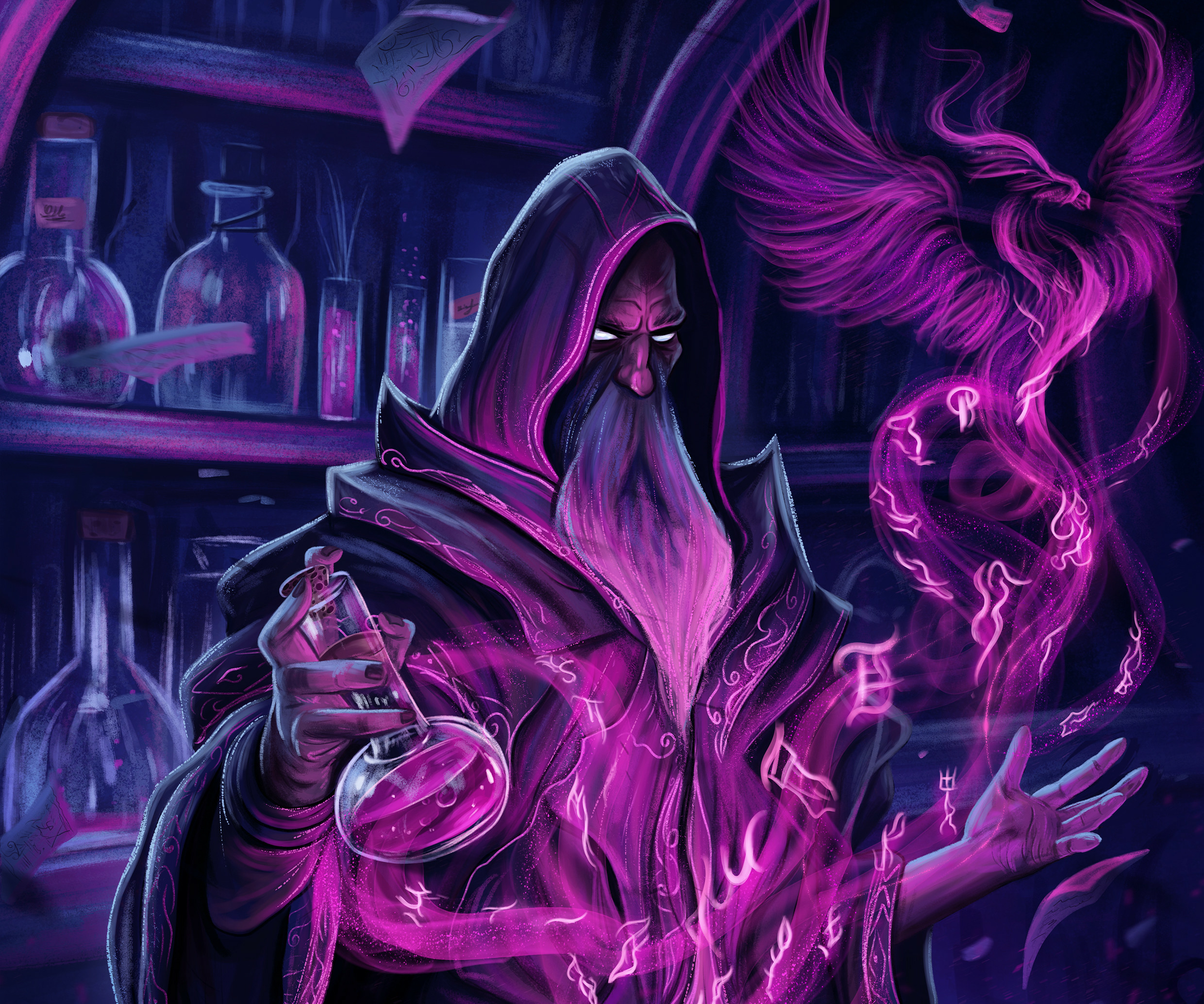 The Potions Wizard by Margaux Valonia Butet