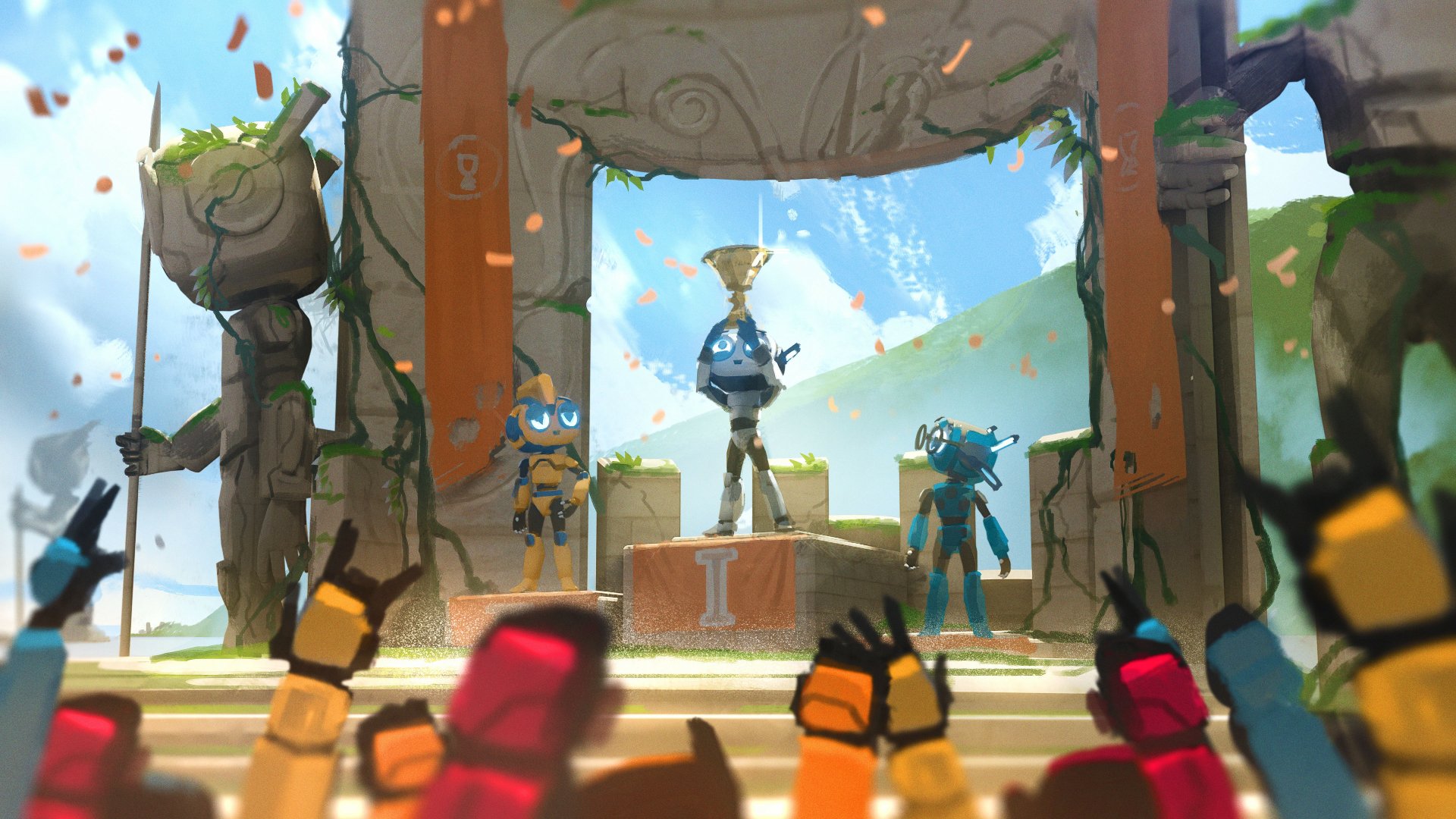 Download Sci Fi Robot 4k Ultra HD Wallpaper by Yoan Vernet