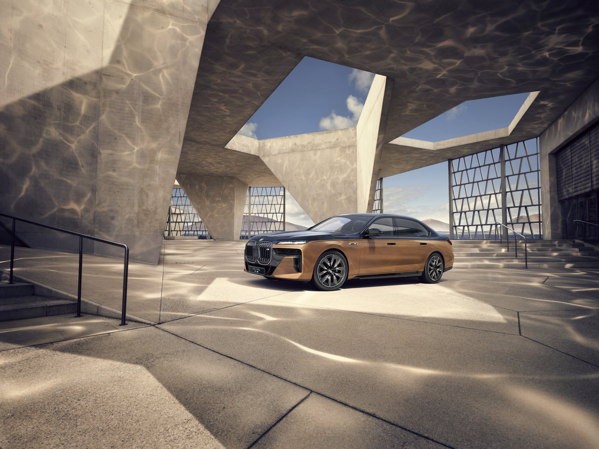 Download Vehicle BMW I7 XDrive60 4k Ultra HD Wallpaper