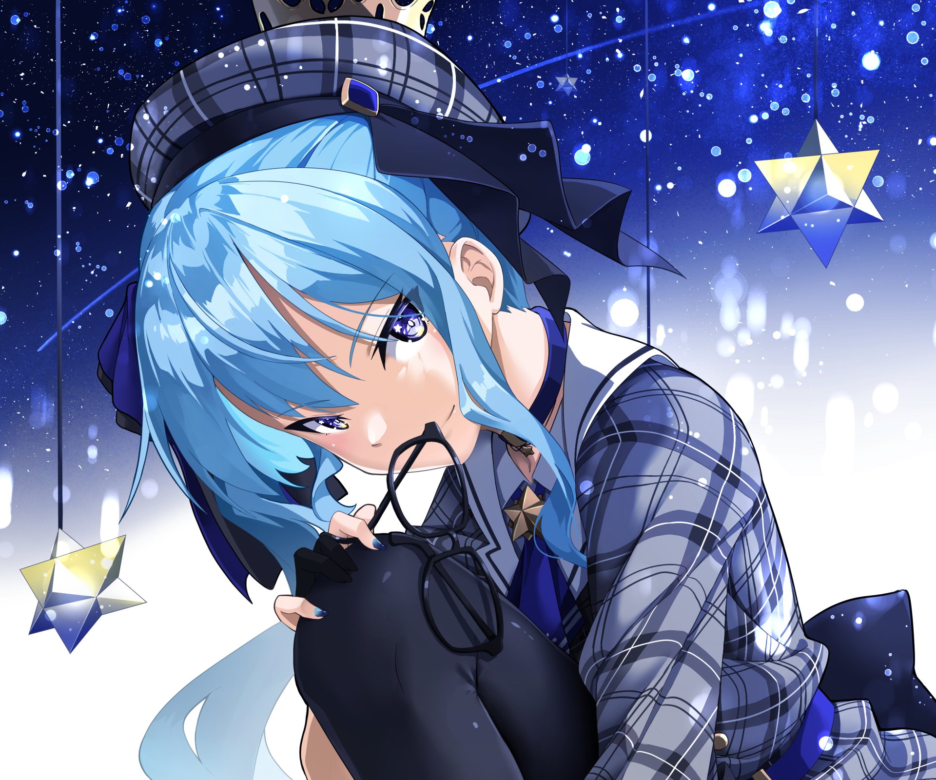 Download Hololive Hoshimachi Suisei Anime Virtual Youtuber HD Wallpaper