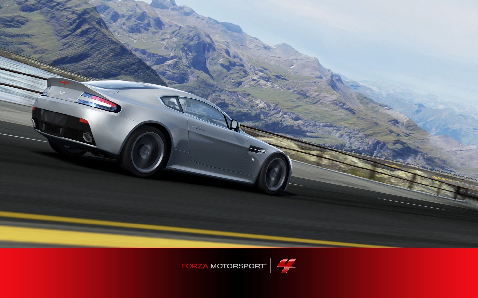 Download Aston Martin V12 Vantage Video Game Forza Motorsport 4 HD Wallpaper