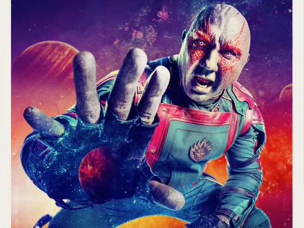 Dave Bautista Drax The Destroyer movie Guardians of the Galaxy Vol. 3 HD Desktop Wallpaper | Background Image