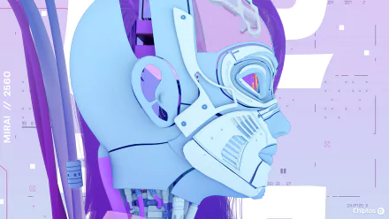  Chiptos X Mirai Female RLS 01 Boot Sequence Poster Computer Part Woman Poster